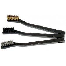 Instrument Brushes (S/Steel, Brass, Nylon) Set of 3